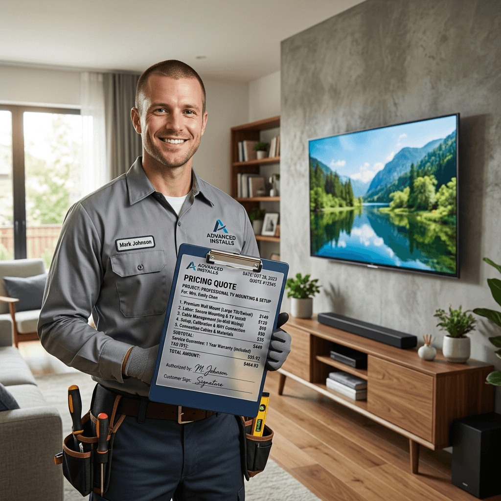 TV Mounting Cost in Toronto (2026): What You Actually Pay