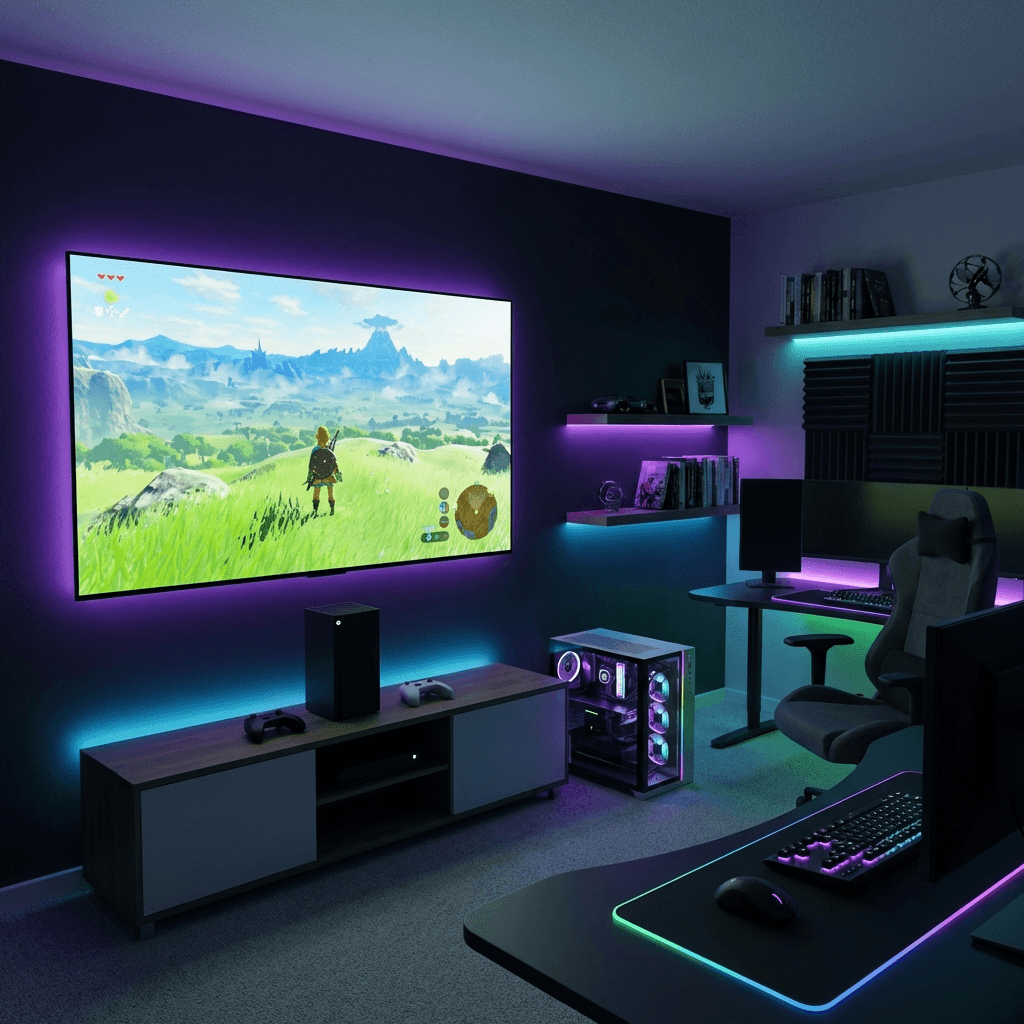Gaming Setup: Optimal TV Height and Angles for Gamers