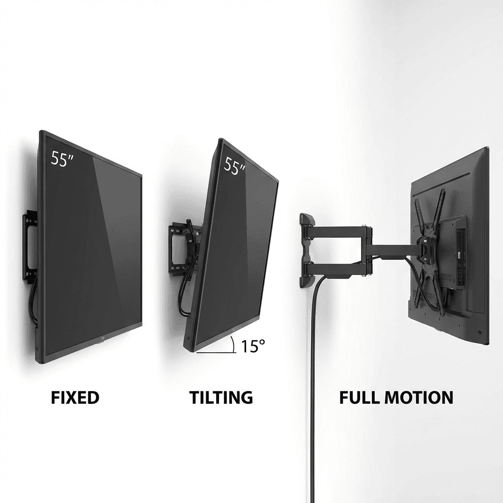Fixed vs Tilt vs Full Motion: Which TV Mount is Right for You?