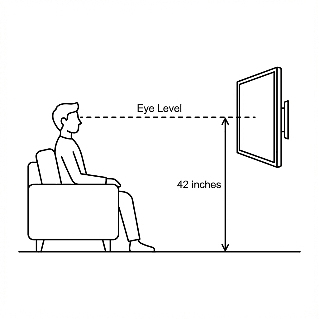 How High Should You Mount Your TV? (Stop Mounting It Too High!)